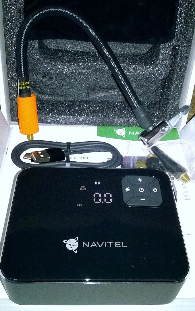 Kompresor uniwersalny, akumulatorowy, NAVITEL AIR 15 AL