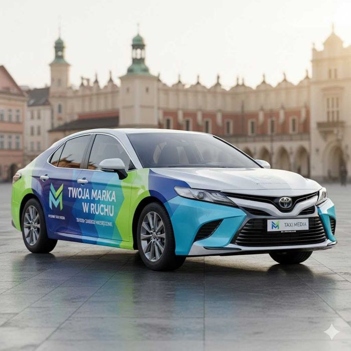 Wyjątkowa Przestrzeń Reklamowa w Sercu Poznania! Oklejenie Taxi Camry