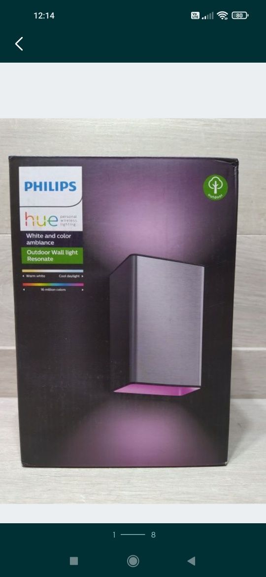 Philips hue Resonate Kinkiet zewnętrzny

Nowy, powystawowy.

Nie testo