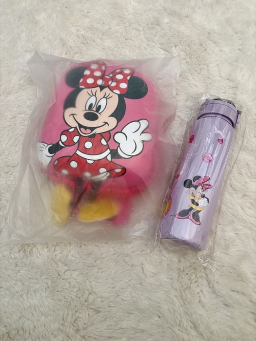 Mochila e garrafa água da Minnie Disney