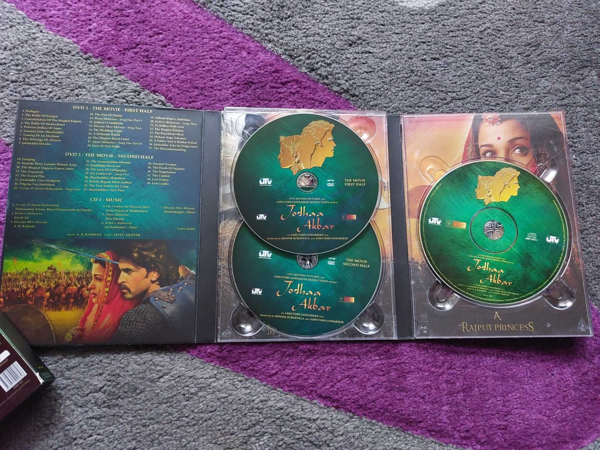 Jodhaa Akbar 3 DVD Bollywood