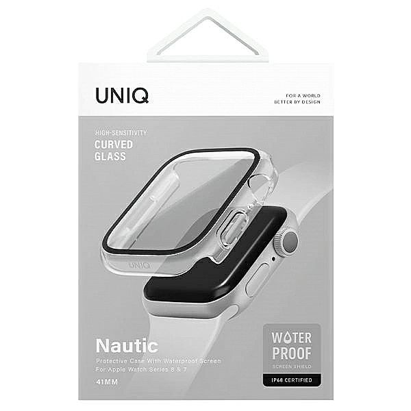 Etui UNIQ Nautic na Apple Watch 7 / 8/45 mm - przezroczyste