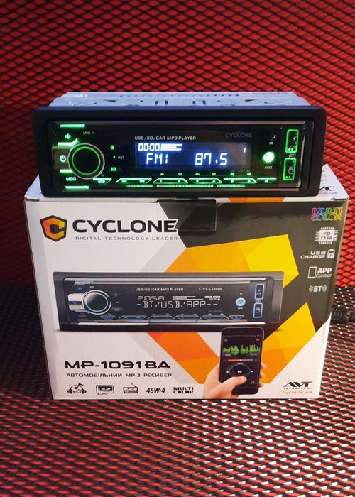 Автомагнітола CYCLONE MP-1091 BA