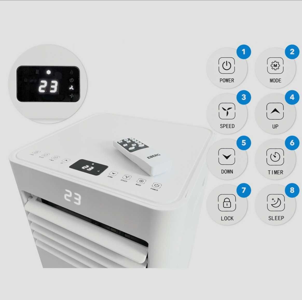 Klimatyzator Eberg Rio 3kw WiFi