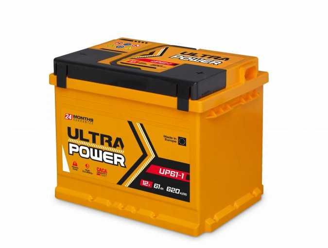 Akumulator Ultra Power 12V 61Ah 620A Mocna Ukraina 15,35Kg