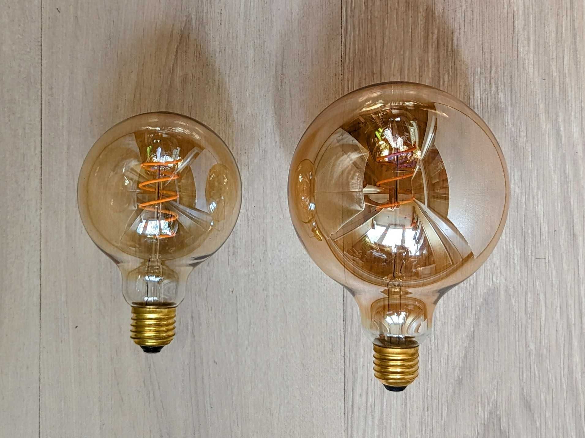 Лампа Эдисона светодиодная G95 G125 LED диммируемая Лампочка Эдисона