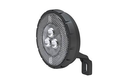 Lampa Przód 3Led Na Baterie Czarna