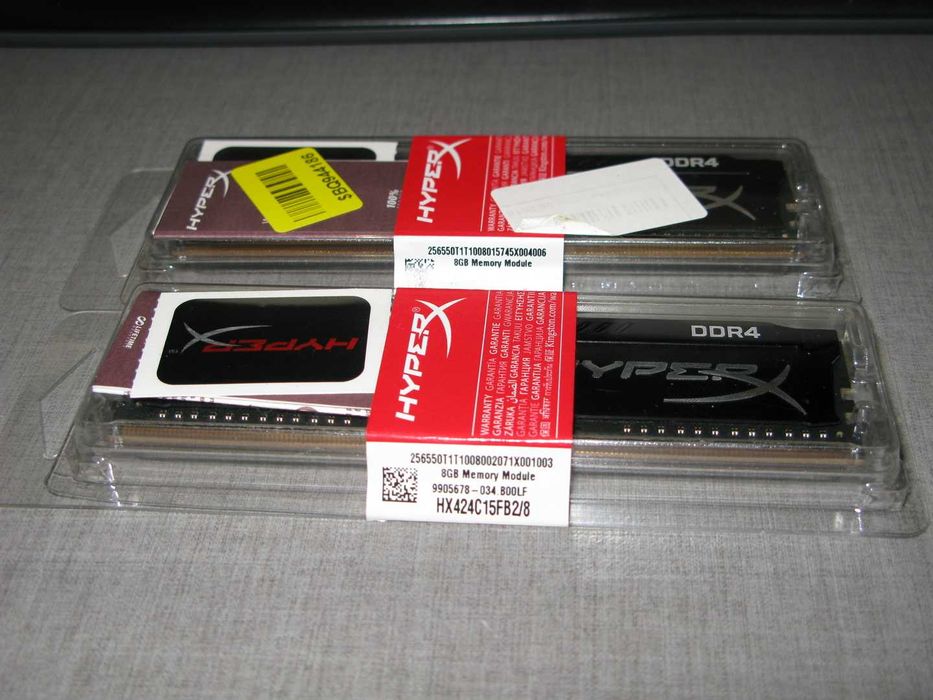 Оперативна пам'ять HyperX DDR4-2400 16GB Fury Black (HX424C15FB2/8)