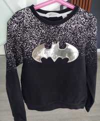 Bluza Batman DC H&M czarna chłopięca 134 140