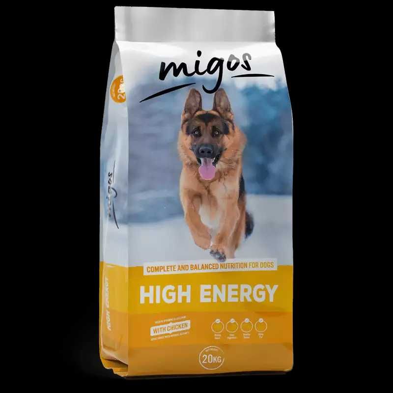 Migos High Energy 20 kg sucha karma dla psów aktywnych