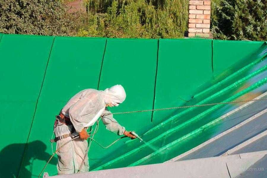 Пофарбувати дах, фарбування споруд, покраска даху, чистка мийка плитки