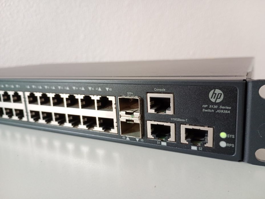 Switch HPE 5130-48G-2SFP+2XGT EI (JG939A) – 48 Portas Gigabit + Uplink