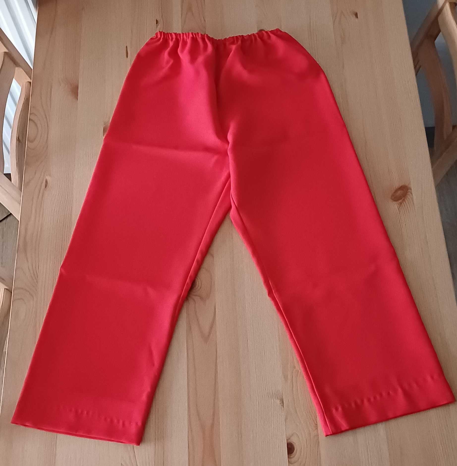 Akcesoria/ strój na bal/ przebranie czerwone kimono Ninja 140/146/152