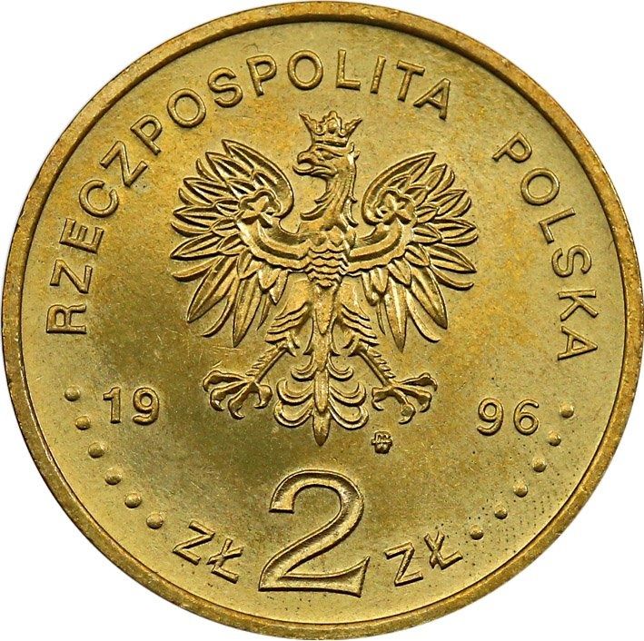 Polska, 2 złote, August 1996, st. 1-