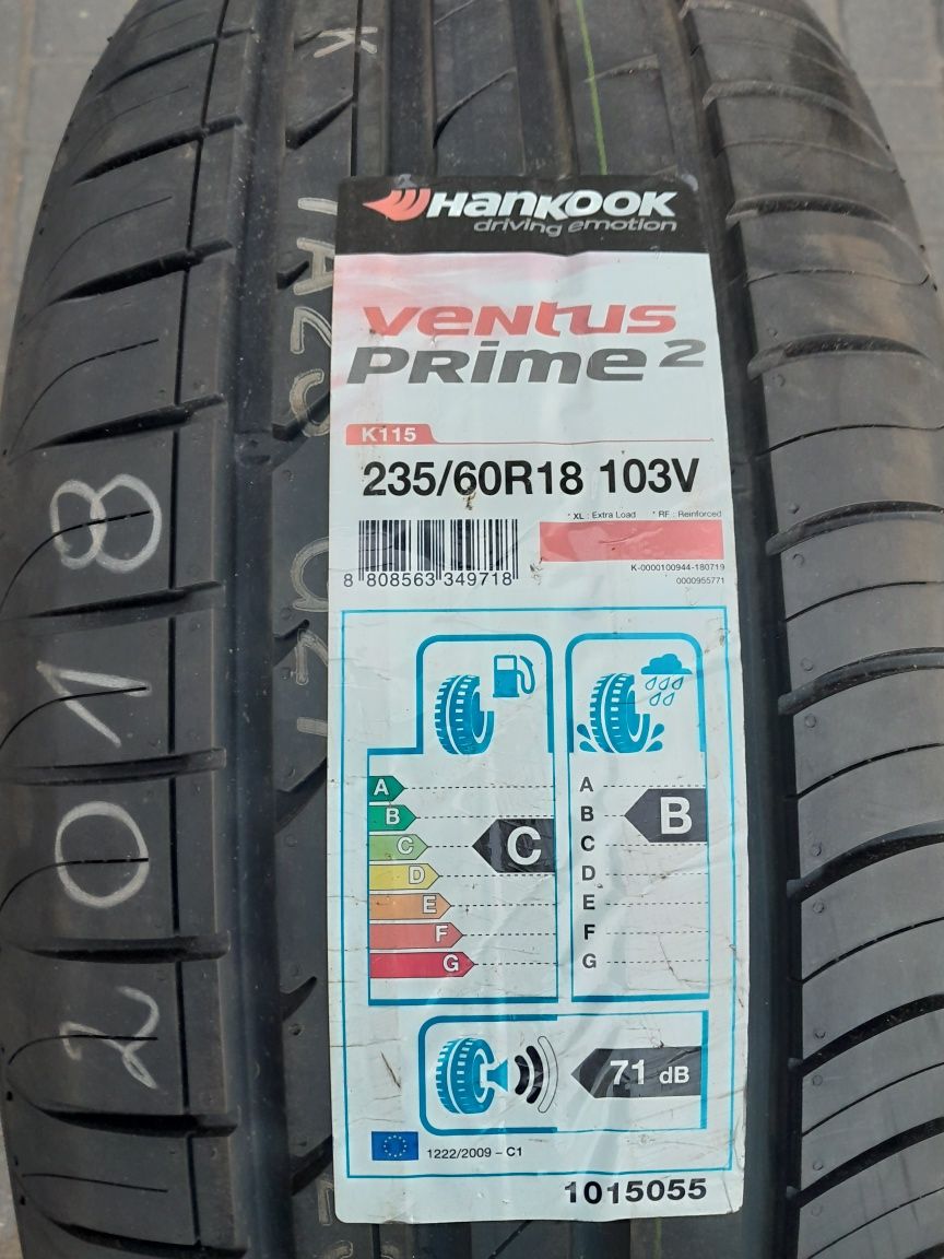 HANKOOK 235/60R18 103V , pojedyńcza nowa opona letnia.