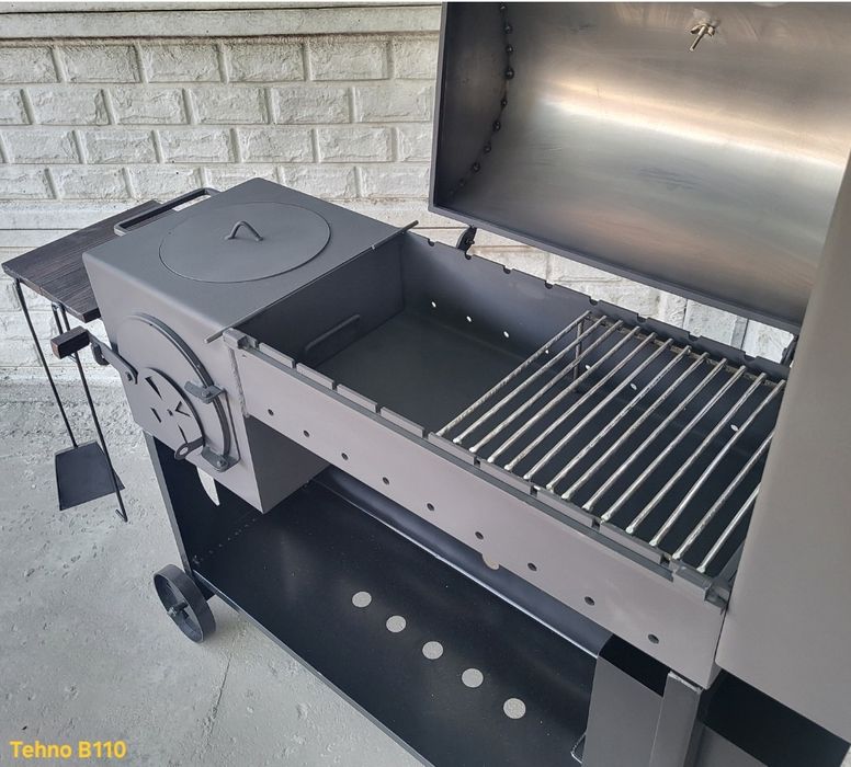 ХІТ! 5мм! 4в1! Мангал Коптильня Смокер Барбекю / Печь под Казан