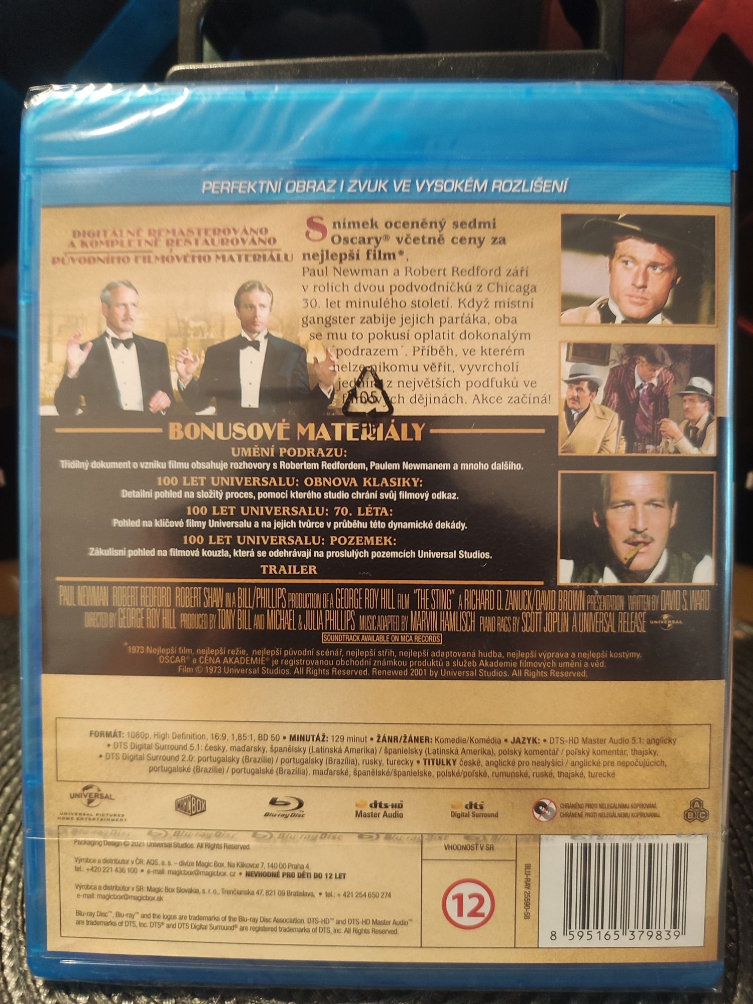 Film blu-ray Żądło (Paul Newman, Robert Redford) Pl