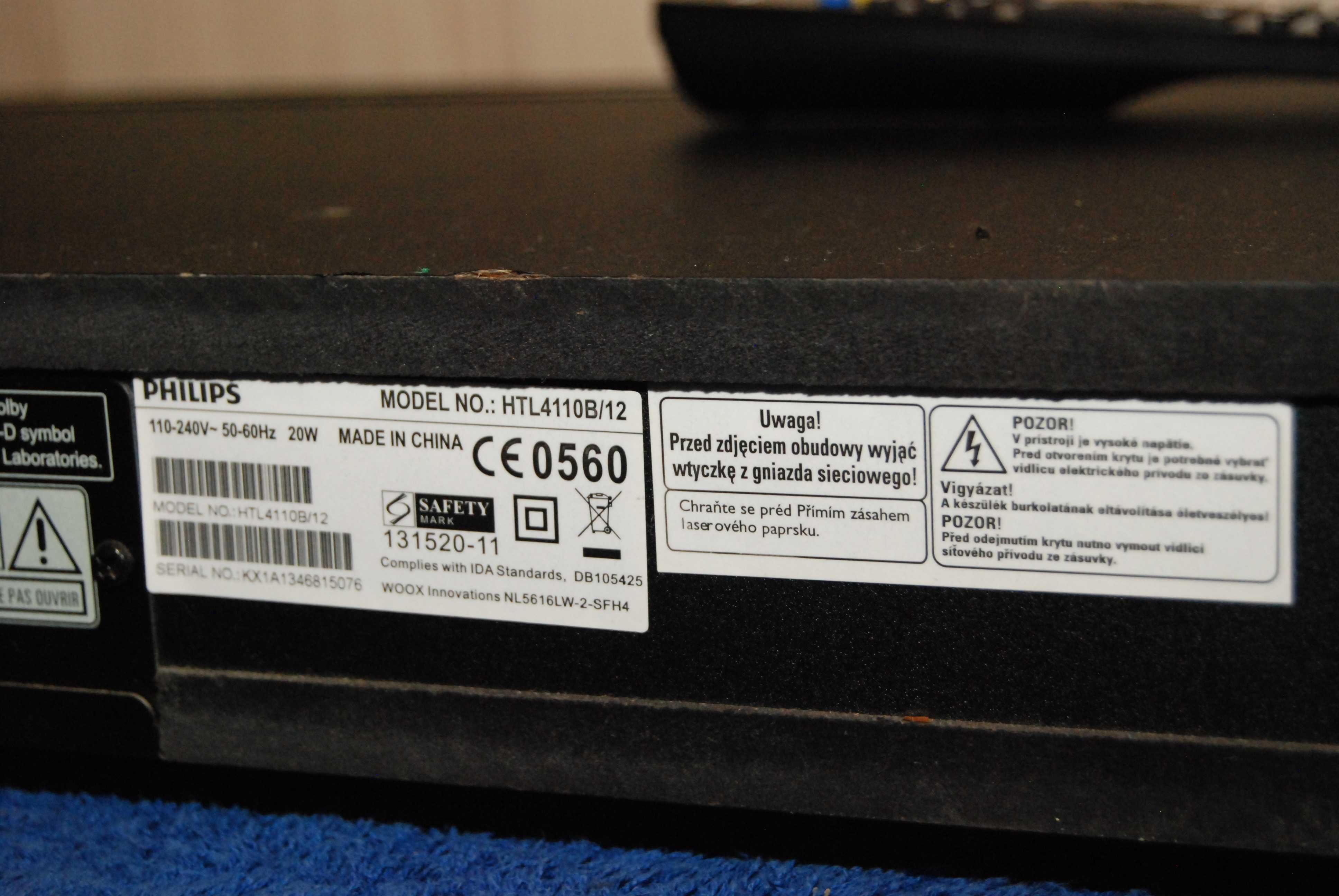 Soundbar Philips HTL4110B USB,HDMI,Bluetooth
