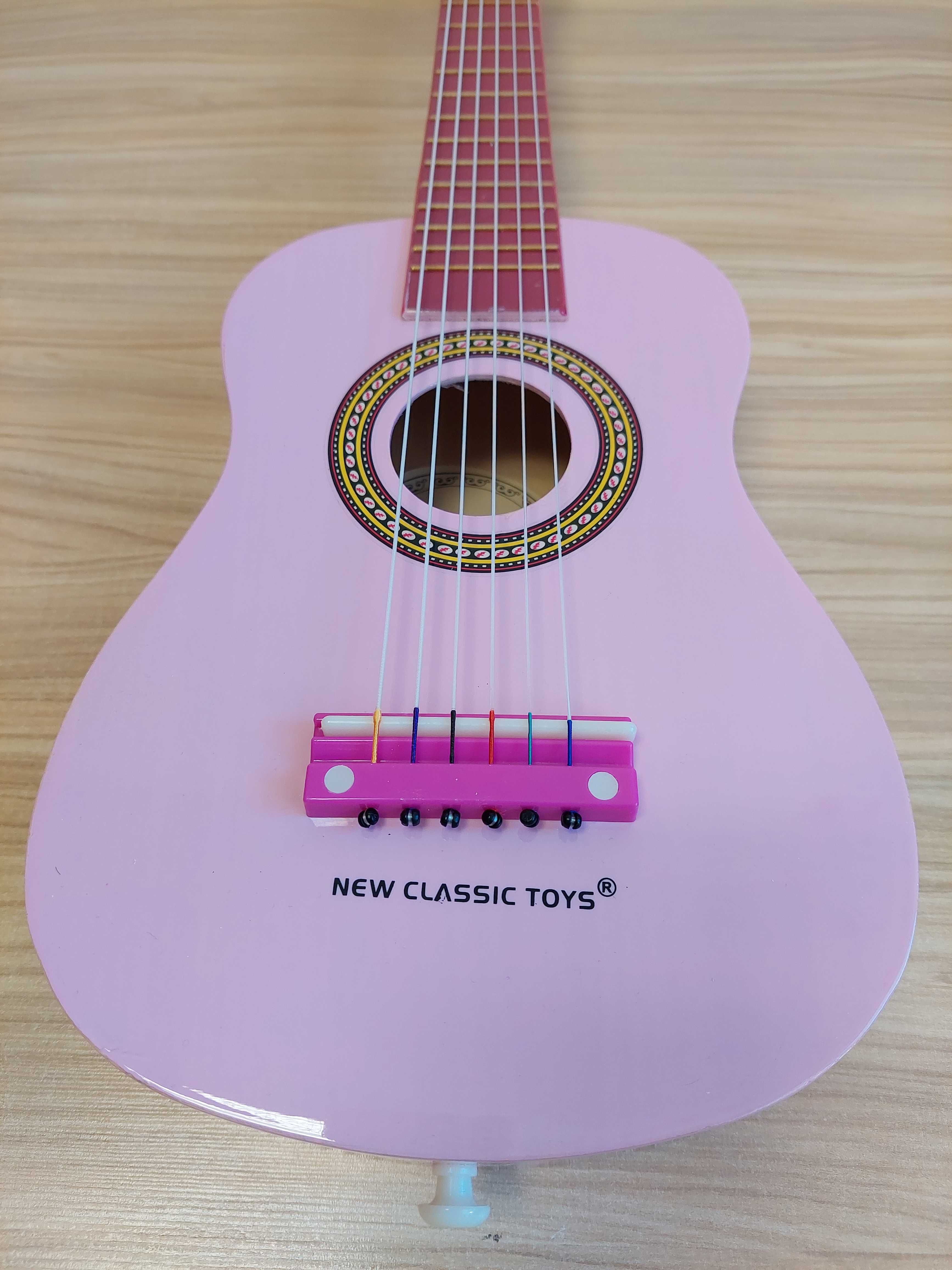 Gitara KLASYCZNA New Classic Toys 10345 RÓŻOWA