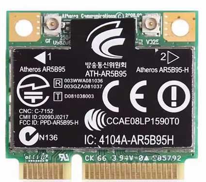 Nowa karta Wi-Fi Atheros AR5B95 – 2.4GHz, Mini PCIe