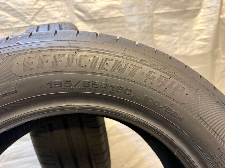 Opony letnie Goodyear EfficientGrip Cargo 195/65/16C 100/98H jak NOWE