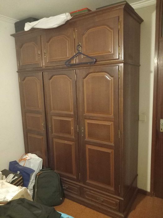 Quarto madeira completo com colchão pikolin 2 mesas de cabeceira