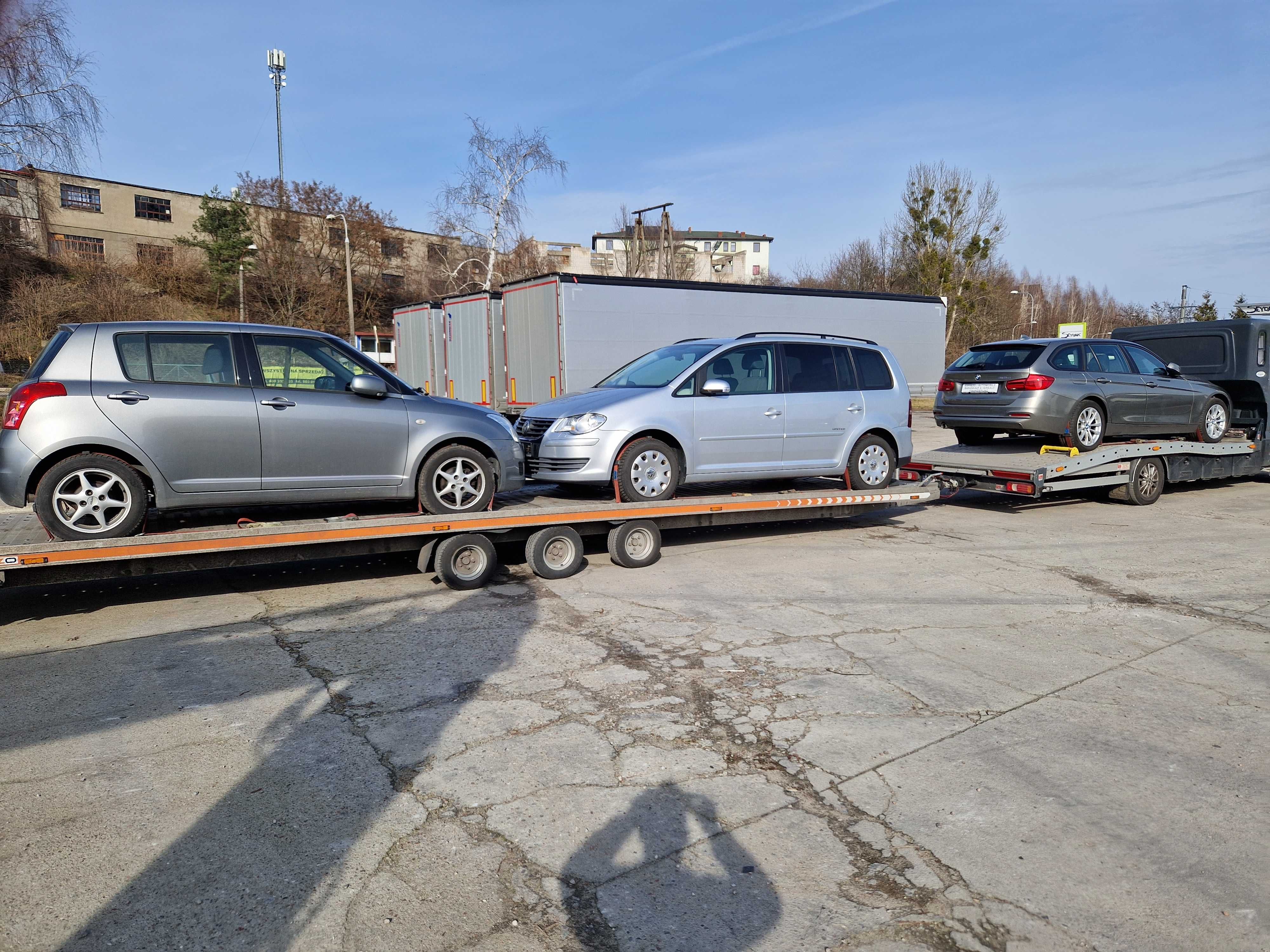 Auto laweta Transport z Niemiec Europa Polska Transport samochodów