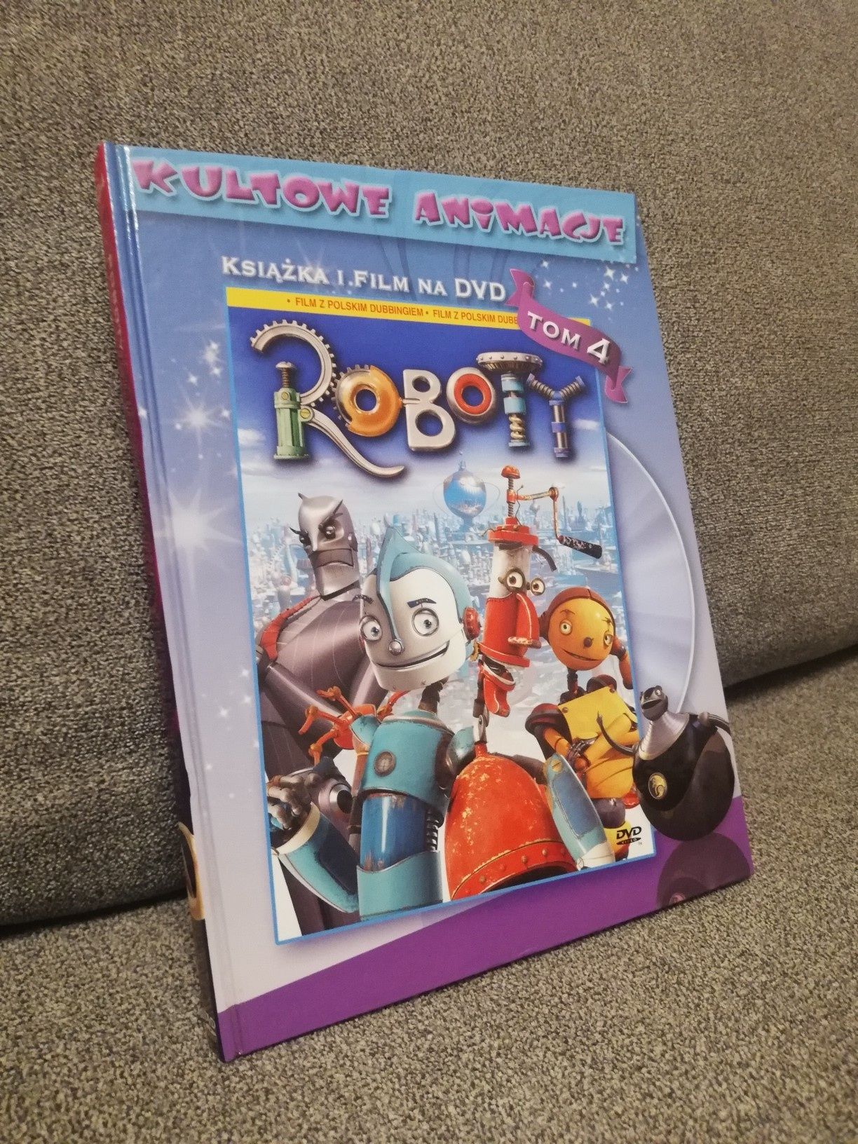 Roboty DVD książka z filmem