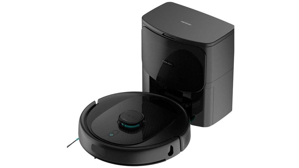 Aspirador robot com depósito