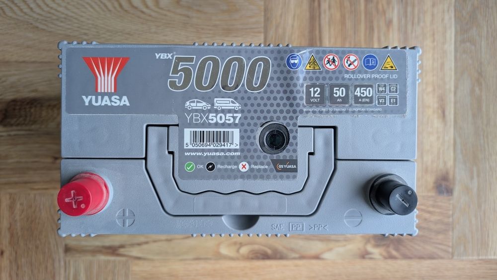 Yuasa YBX 5057 akumulator samochodowy