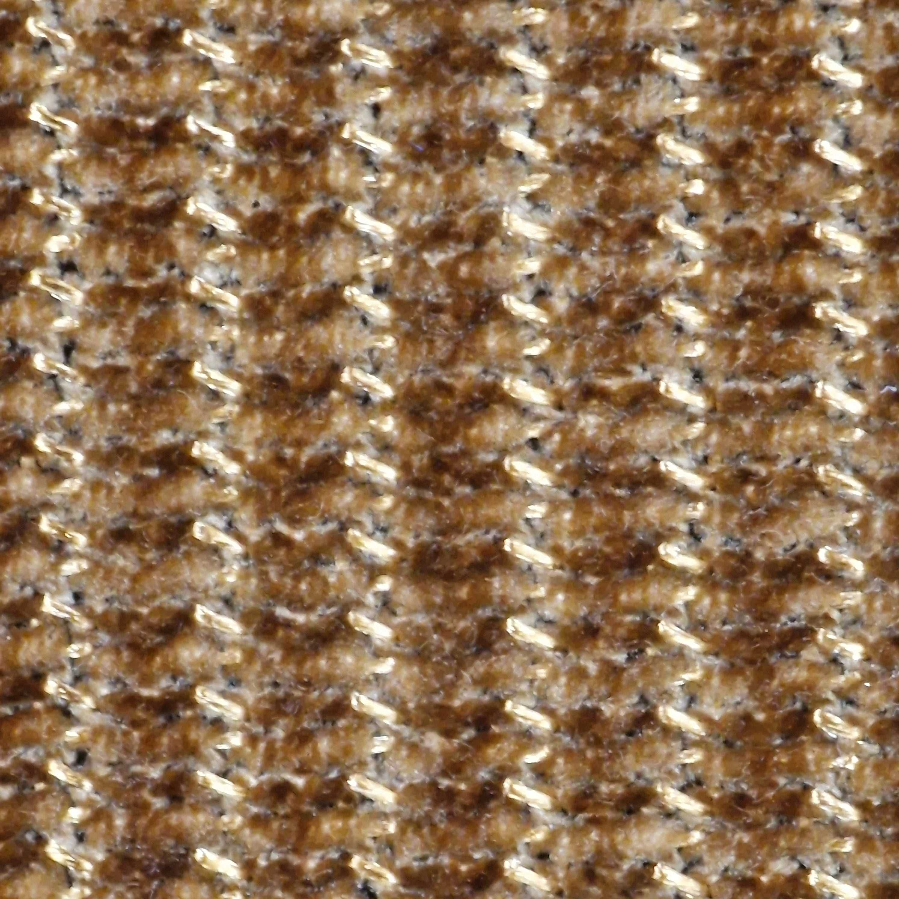 Welurowy czekoladowy sweter sweter XL, rękaw ¾