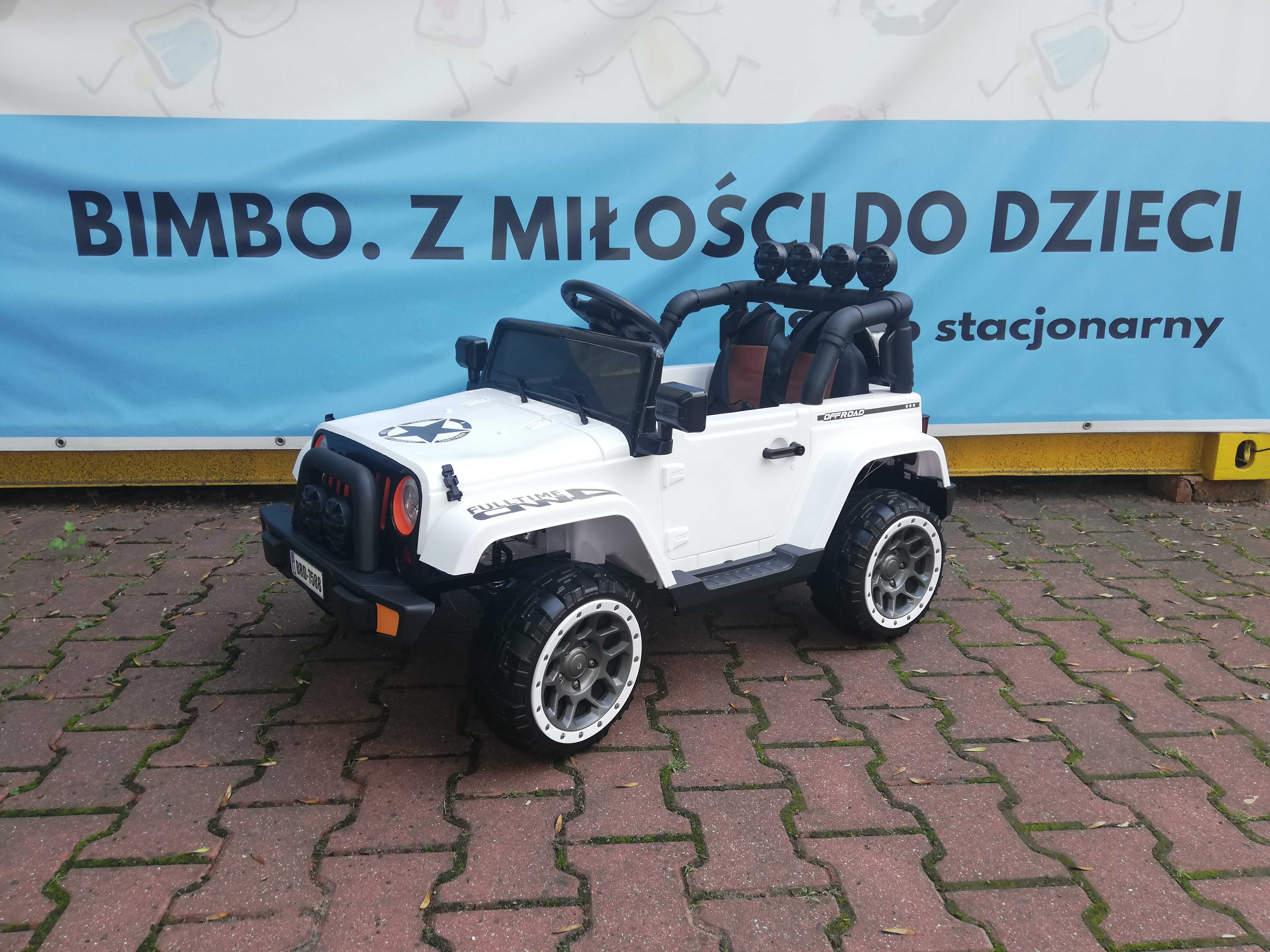 NOWY Jeep 4x4 12V10Ah BRD-7588 Auto na Akumulator dla dzieci +PILOT