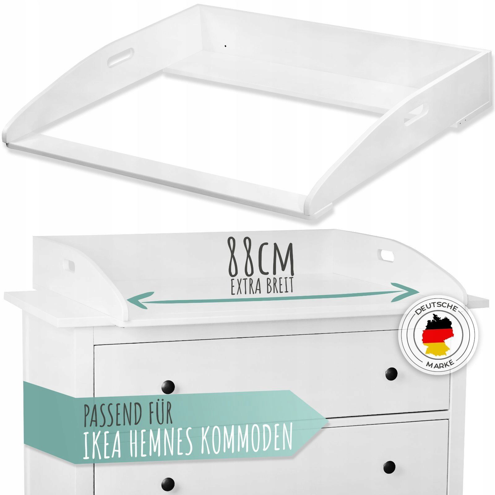 Wolkengluck nakładka przewijak do komody Ikea Hemnes 75x85cm