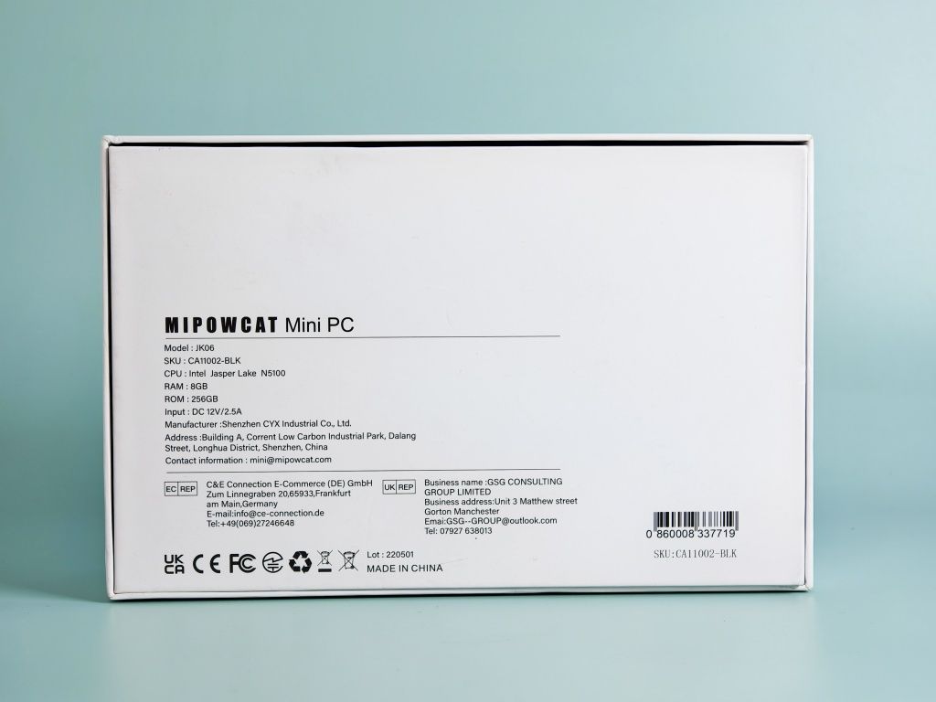 (Мінікомпютер)Миникомпьютер серии Windows 11 Pro-MIPOWCAT N5100 Wifujo