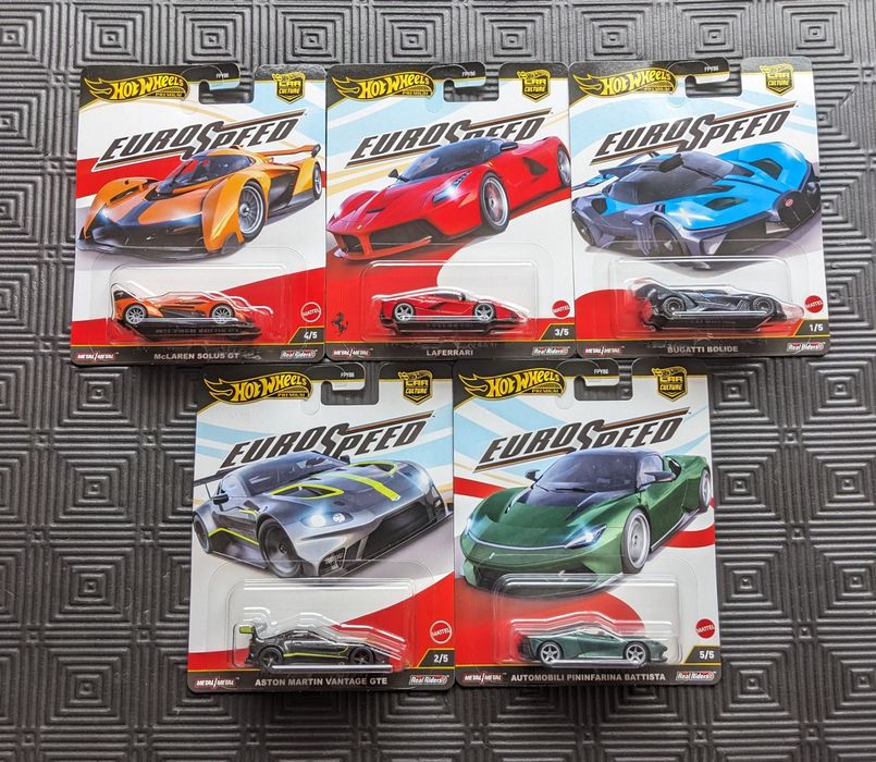 Hot wheels premium ferrari porsche bmw nissan supra eclipse mercedes