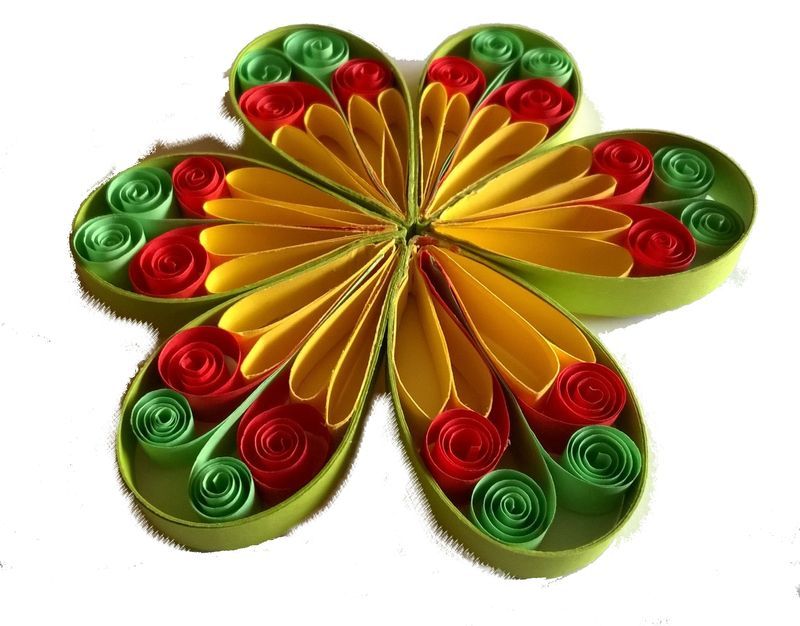 SERWETKA podstawka gwiazda ozdoba papieru QUILLING