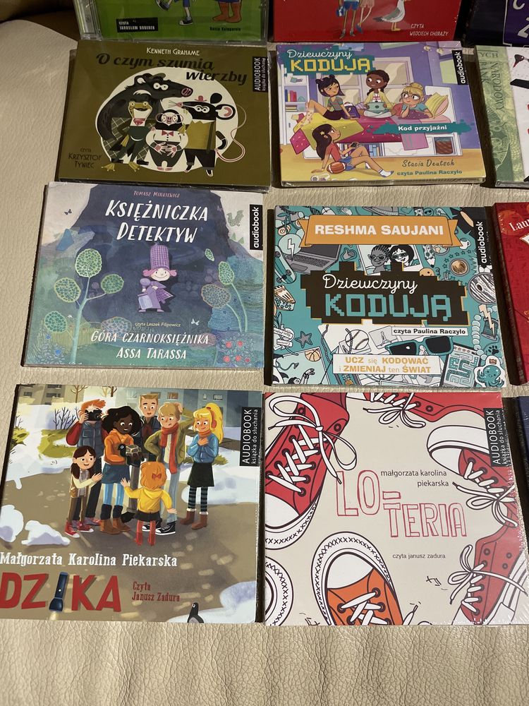 Słuchowiska audiobooki książki mp3 płyta książki do słuchania