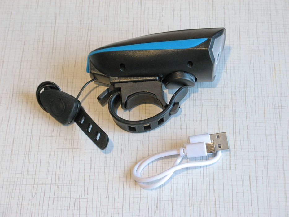 Велофара со звуковым сигналом