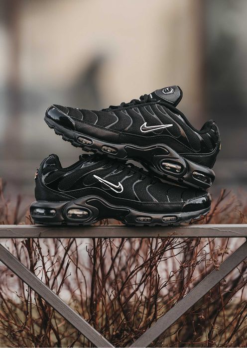 !SALE! Nike Air Max Plus TN Black/White 37 38 39 40 41 42 43 44 45 46