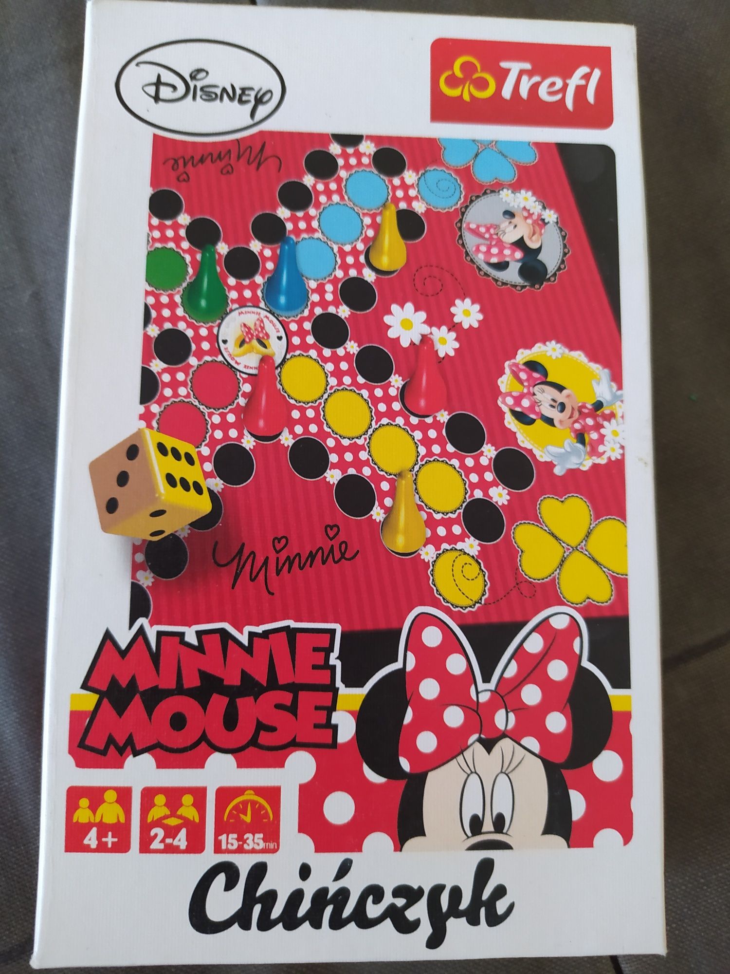 Minnie Mouse gra planszoea Chinczyk