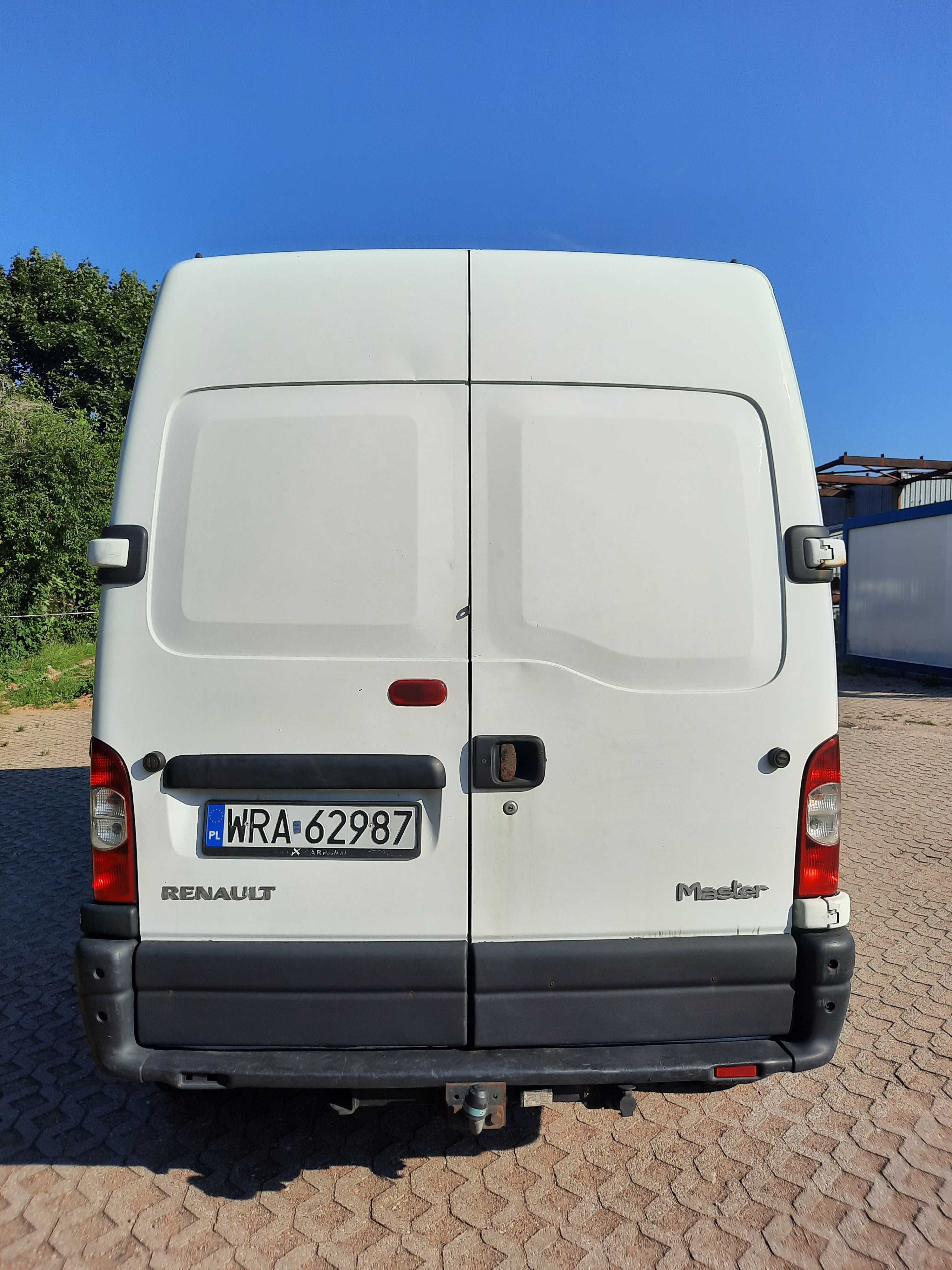 Renault Master 2007 2.5D 120KM, Webasto, CB radio, hak, stan bdb L3H2