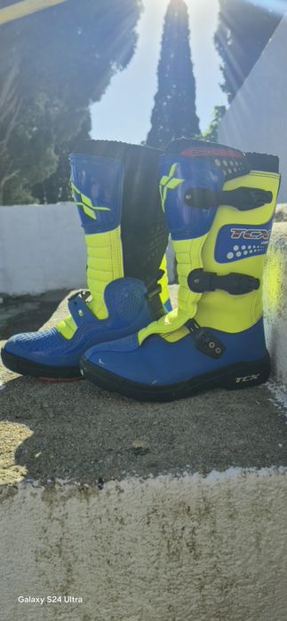 Botas e calças motocross criança