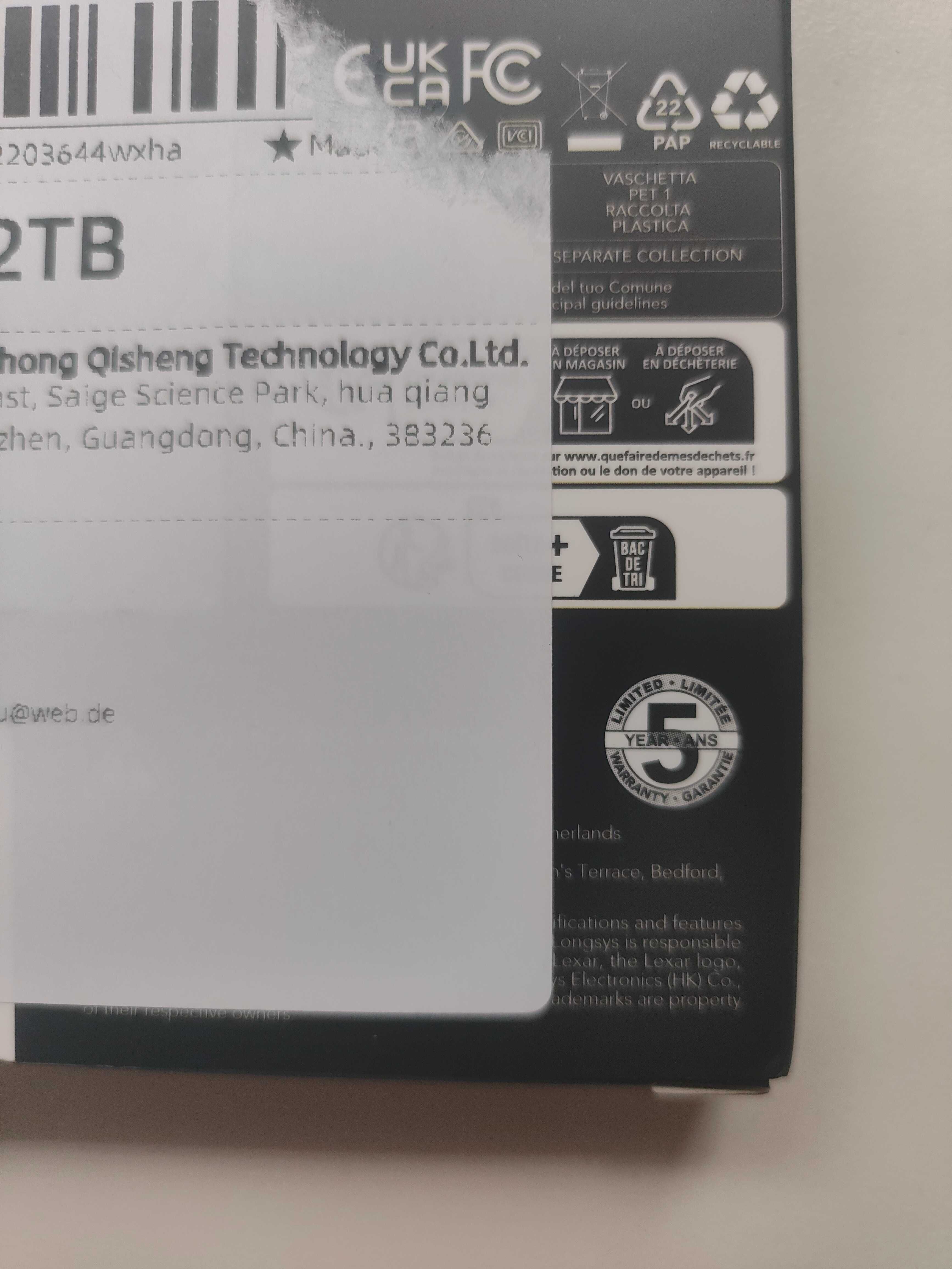 SSD Lexar NQ790 2TB M.2 2280 PCIe4.0x4 NVMe
