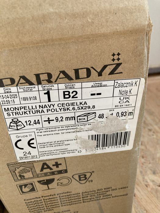 Płytki Monpelli Paradyż mix wzorów 3 m2