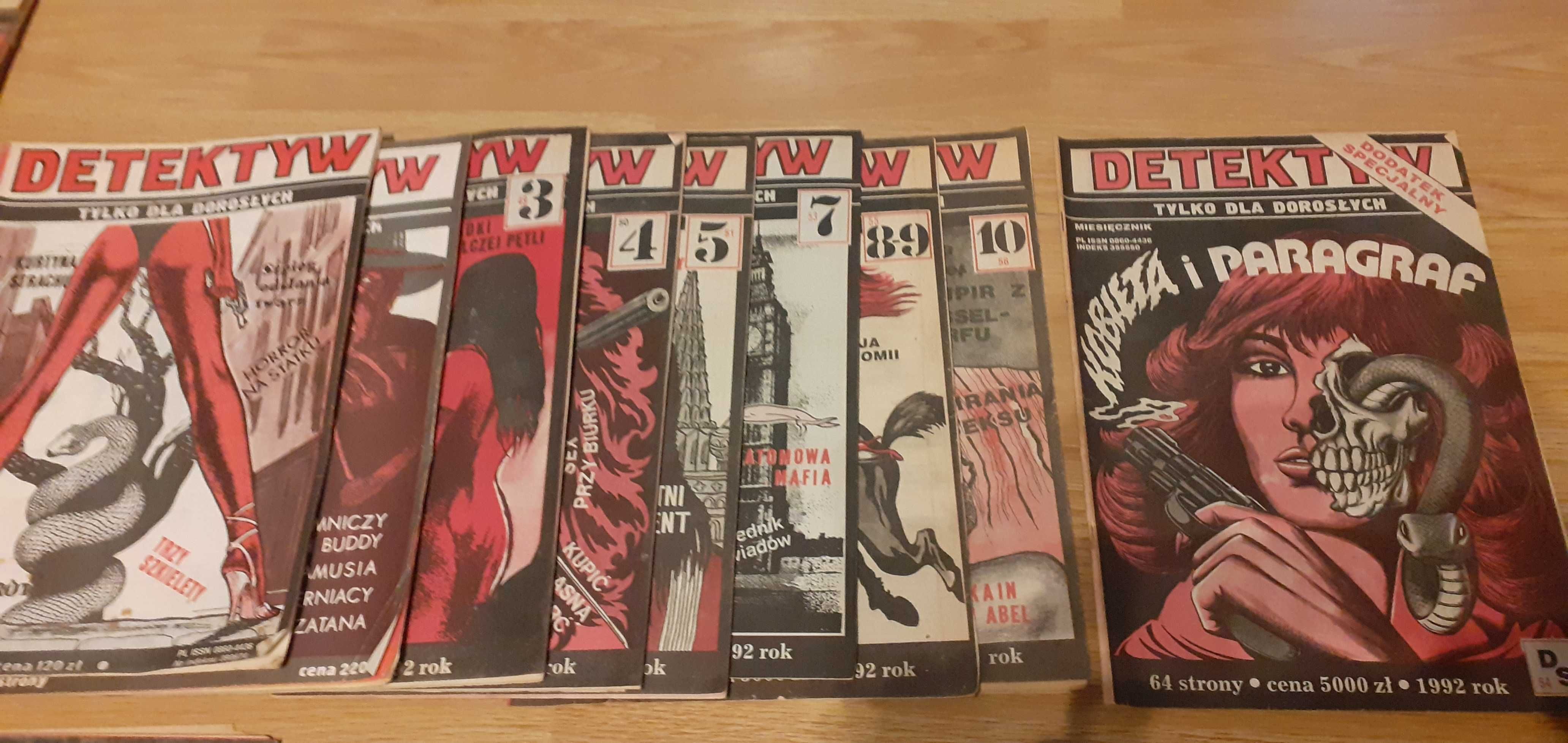 Miesięcznik Detektyw RETRO  1988/1995