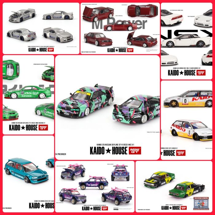Моделі MiniGT та KAIDO HOUSE BMW, Lamborghini, Nissan, BMW 1:64
