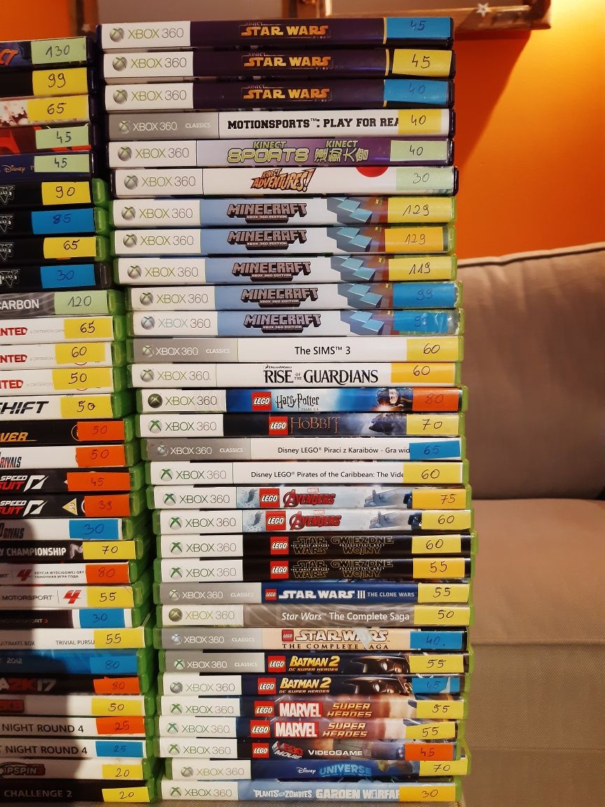 Gry FIFA 19 gta minecraft Lego nfs wiedźmin I inne xbox 360
