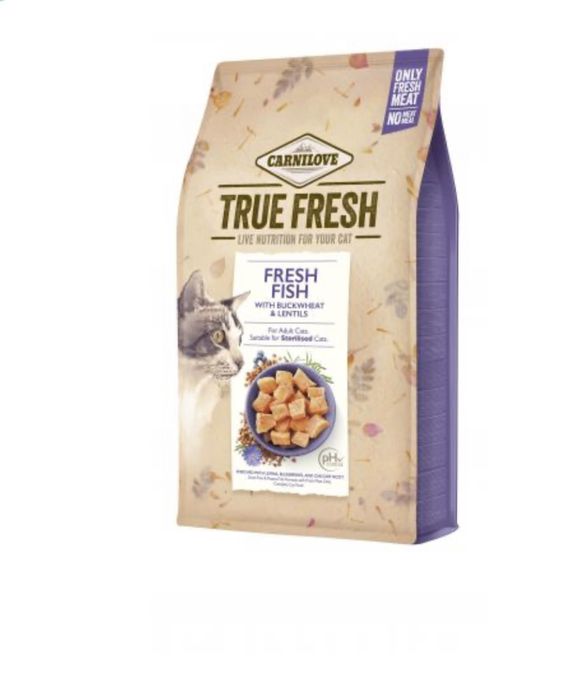 Carnilove True Fresh Cat для для дорослих котів, з рибою, 4,8 кг