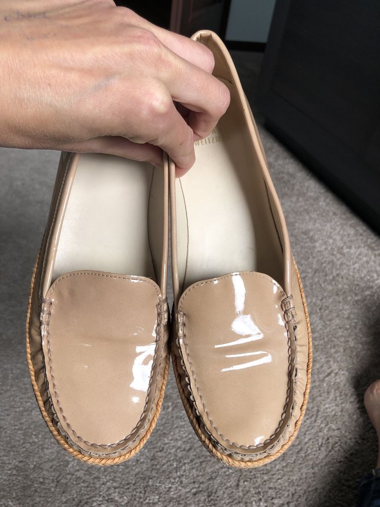 Nałożone raz espadryle mokasyny Stuart Weitzman