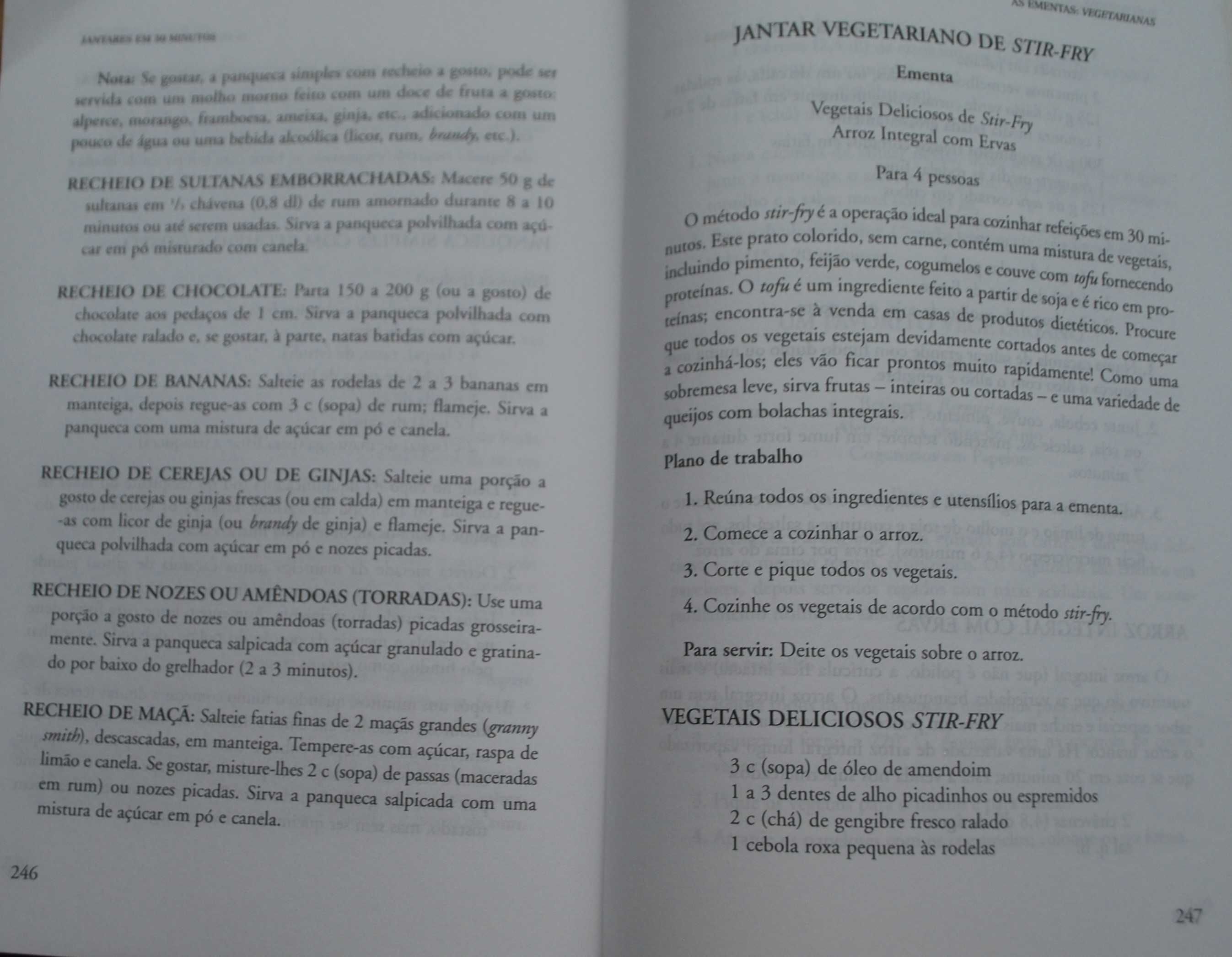 Jantares em 30 Minutos (Mais de 320 Receitas Rápidas) de Irene Vizi